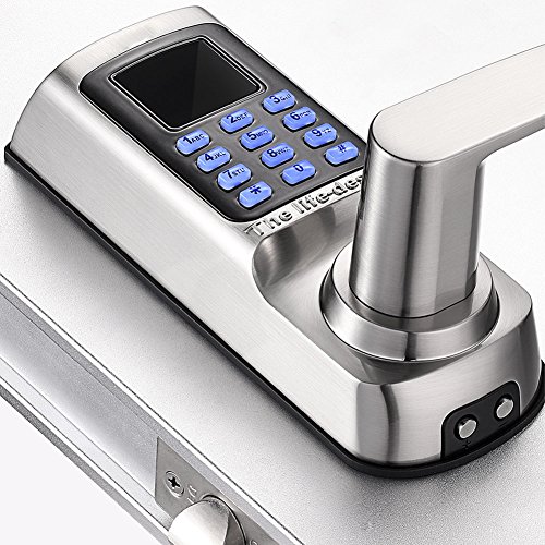 HARFO-HL23-Keyless-Fingerprint-Door-Lock-Perfect-for-Office-Home-Satin-Nickel