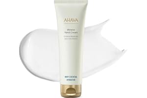 AHAVA Dead Sea Water Mineral Hand Cream - Hand Moisturizer For Dry Cracked Hands, Light & Fast Absorbing, Enriched with Exclusive blend Osmoter, Smoothing Witch Hazel & Soothing Allantoin