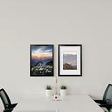 RUN HELIX A2 Frame 42x59.4 cm Solid Wood Black with Plexiglass view 5