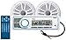 BOSS Audio Systems MCK752WB.6 Receiver Speaker Package, Bluetooth, CD MP3 USB SD AM FM Marine Stereo, Detachable Front Panel, Wireless Remote, 2 6.5 Inch Speakers, Antenna