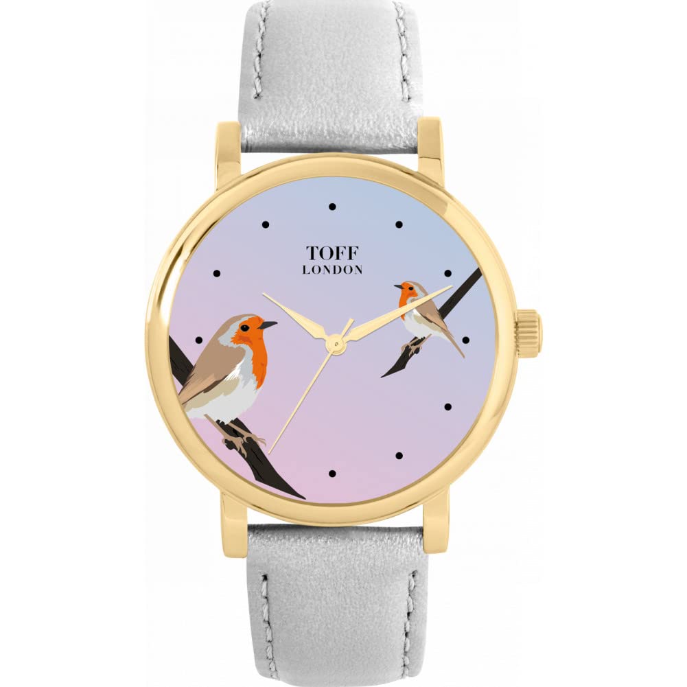 Toff London Ladies Robins Bird Watch