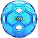Tangle NightBall Glow in the Dark Light Up LED Soccer Ball, Size 3, Blue with Blue