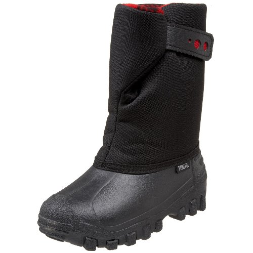 Tundra Teddy 4 Boot (Toddler/Little Kid),Black/Red,13 M US Little Kid