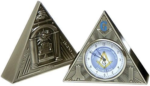Sigma Impex P-284 Masonic Desk Clock by Sigma Impex