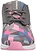 Heelys Girls' Velocity Sneaker, Grey/Pink/Geo, 6 M US Big Kid