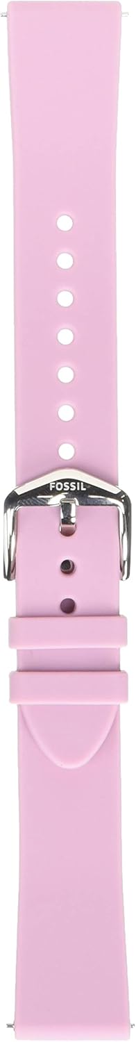 Fossil Women's 18mm Silicone Interchangeable Watch Band Strap, Color: Lavender (Model: S181415): Watches