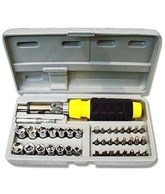 J Go Multipurpose Screwdriver Set - 41 In 1 Pcs For Car And Bike Repairing Tool Kit Screwdriver and Socket Set