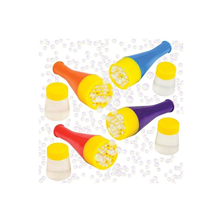 Mini Blizzard Bubble Blower Set by ArtCreativity - Set of 4 Bubble