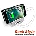 Universal USB Charging Station, eSamcore 6-Port USB Docking Station [Fast Charging] Multiple Devices for iPhone, iPad, Samsung Galaxy, Tablets, Kindle & Nintendo Switch [White/Green]