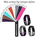 For Fitbit Charge 2 Bands(3 Pack), Maledan Replacement Accessory Wristands for Fitbit Charge 2 HR, Small