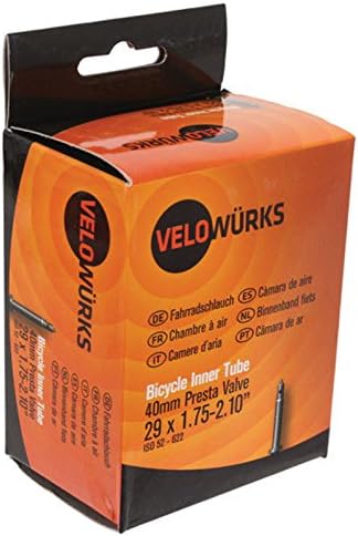 VELOWURKS 29X1.5/2.1 40MM PV Presta Bike Bicycle Tube 576802