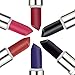Neverland Beauty 6 Colors Sexy Vampire Lipstick 100% Natural Moisturizing Lustrous Makeup Lipsticks Set Long Lasting Waterproof Lip - 6pcs Black Box