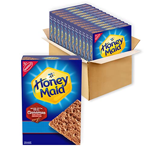 Honey Maid Cinnamon Graham Crackers, 12 14.4 oz Family Size Boxes