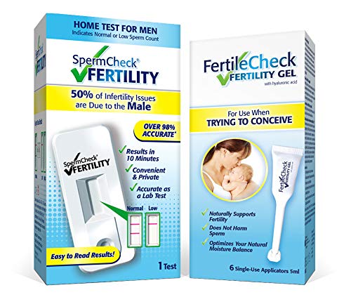 Fertility Bundle-Fertile Check Gel and Spermcheck Male Fertility Test