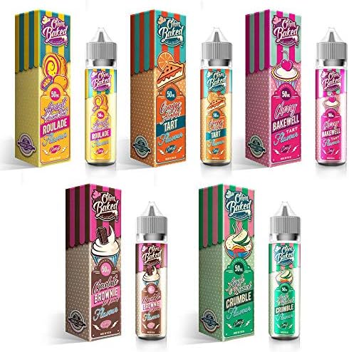 Ohm Baked E-Liquid Shortfill Vape E Juice 0mg All Flavours Chocolate Brownie (Chocolate Brownine Ice Cream)