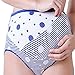DEHANG Women Ladies Printed Cotton Maternity Panties Size L - Blue