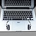 Keypad -Headset on both sides Macbook Symbol Keypad Iphone Apple Ipad Decal Skin Sticker Laptop