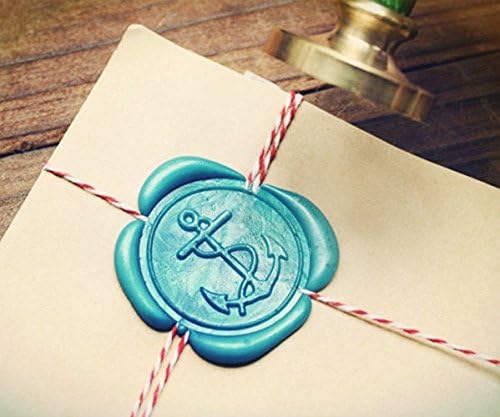 Vintage Fancy Anchors Custom Picture Logo Wedding Invitation Wax Seal Sealing Stamp Rosewood Handle Set Kit - Image 3