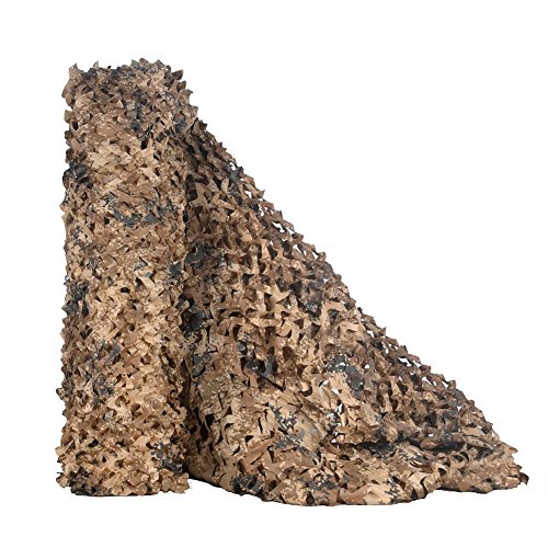 HYOUT Camo Net, Woodland Camouflage Netting Military Sunshade Nets Camping Hunting Shooting Blind Sunscreen Netting Camouflage Party Decoration