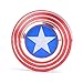 Captain America Shield Fidget Spinner, Cubur Metal 2 Sided Super Hero Metal Fidget Toy for Adults and Kids