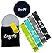 Bodyfit Premium Gliding Discs & Quality resistance Bands Set of 5 & 2 Double-Sided Core Sliders Gliding Discs, BONUS EBOOK, Booty Band Fitness Bands and Sliders Workout