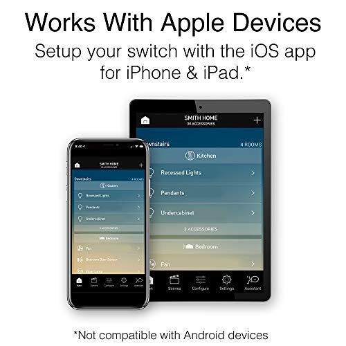 Legrand OnQ Smart TruUniversal Dimmer Switch, Apple HomeKit