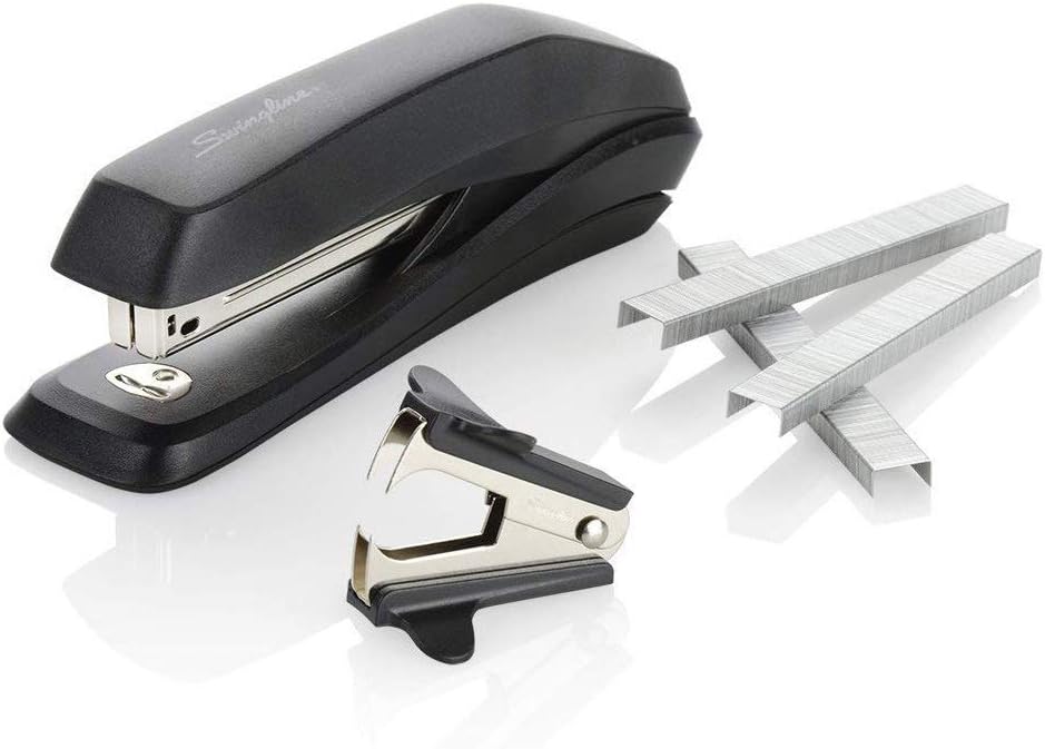 Swingline Stapler Value Pack, Heavy Duty Antimicrobial Stapler for Office Desktop or Home Office Supplies, 15 Sheet Capacity, Resists Bacteria, Includes Staples & Stapler Remover (754551) : Stapler With Staples : Office Products