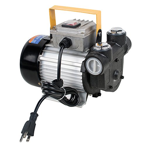Genmine Diesel Oil Fuel Transfer Pump Self Priming Electric Pump Oil Fuel Transfer Extractor Pump Suction Lift 550W 110V AC 60L/Min Shipping from USA 2-5 Days Delivery