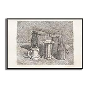 Framed Canvas Wall Art Still Life by Giorgio Mordian Canvas Prints Home Artwork Decoration for Living Room,Bedroom - 16x24 inches
