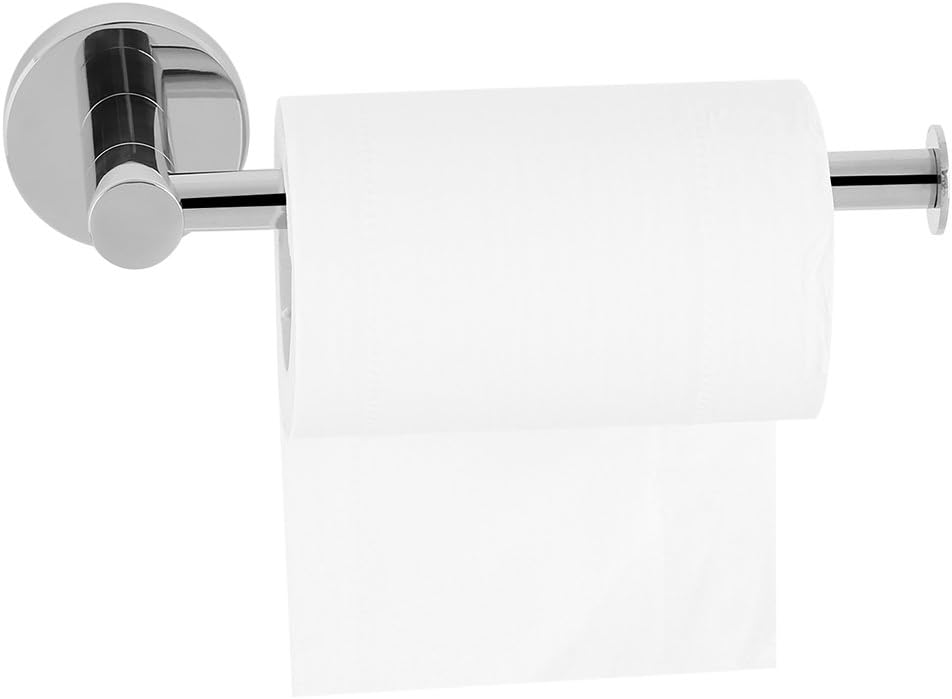 Single Bar Bathroom Paper Roll Holder 304 Stainless Steel Wall-Mounted Paper Rack Towel Shelf Toilet Accessory Attachment for Bathroom Kitchen Hotel Toilet - Image 5
