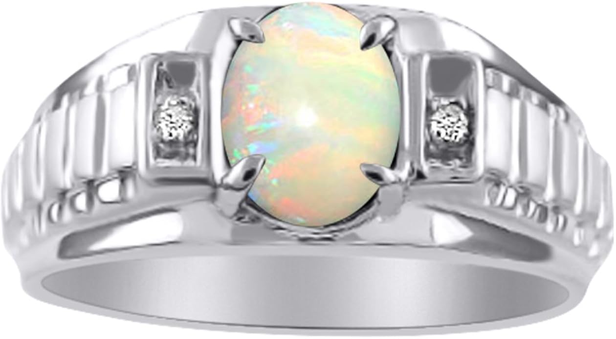 opal ring design for man