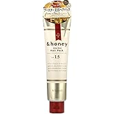 &honey, Deep Moist Hair Mask 4.5 oz (130 g) Japanese Deep Moist Hair Mask Pack, Step 1.5 | Honey Infused Deep Conditioning & Hydrating Treatment | Moisturizing Mask for Frizzy, Damaged, Dry Hair