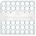 SwaddleDesigns Large Receiving Blanket, Ultimate Swaddle for Baby Boys, Girls, Softest US Cotton Flannel, Best Shower Gift, Made in USA, SeaCrystal Mod Circles (Mom's Choice Award Winner)