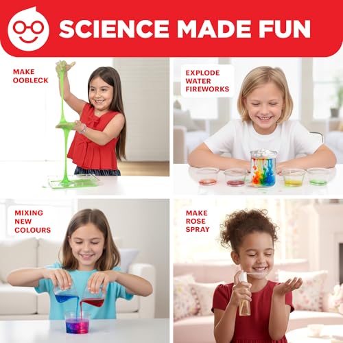 Doctor Jupiter Science Experiments Kit for Girls Ages 4+ | Birthday Gift for 4-5-6-7 Years Old Girls | STEM Toys | Chemistry Set | 50+ Experiments Starter Series