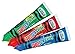 Crayola GUM Squeeze-A-Color Anticavity Fluoride Toothpaste w/ Yummy Non-Staining Flavors to Promote Oral Health for Kids- Melon Blast, Blueberry Burst, Jazzy Apple – (9) 1.5oz Tubes, Pack of 3