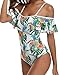 ARKRIR Women's Shoulder Belt Personalized Print Sexy Beach Or Party One-Piece Swimsuits