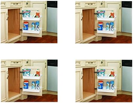 Rev-A-Shelf Door Storage Cabinet Organizer Tray Set (4 Sets)
