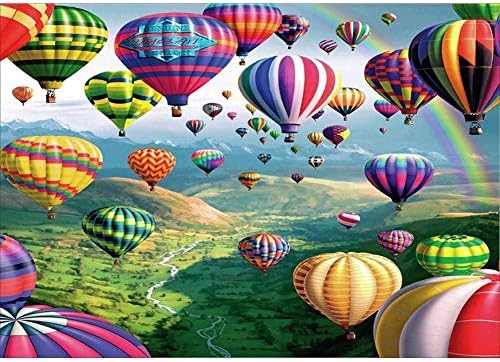 DIY 5D Diamond Painting by Number Kit for Adult, Full Drill Diamond Embroidery Dotz Kit Home Wall Decor Helium Balloon 15.7x11.8in 1 Pack by INOYS
