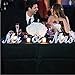 Haperlare Vintage Style Mr and Mrs Sign Mr & Mrs Wooden Letters Wedding Sign with Silver Glitter for Wedding Table,Photo Props,Party Table,Top Dinner Decoration