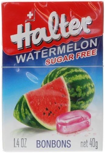 Halter Bonbons Water Melon Sugar Free 40g (Pack of 16)