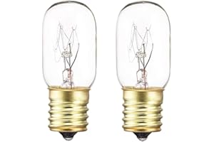 XTRICITY 15W Incandescent Appliance and Himalayan Salt Lamp Light Bulb, T7, E17 Intermediate Base, Dimmable, 130V (2 Pack)