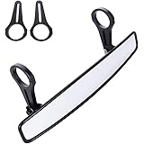 15" Wide Rear View Race Mirror Convex Mirror with 1.75" Clamp for ATV UTV Polaris RZR800 1000 XP900 1000 S