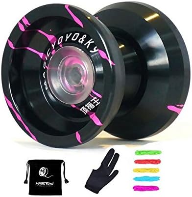 Effasion New K9 Top Refers to the King Aluminum Alloy Yoyo Green&silver Presented 5 String & Yoyo Special Gloves