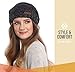 Brook + Bay Slouchy Beanie - Women's Winter Hats, Beanie Slouch Hats for Cold Weather, Oversized Beanie Knitted Hats for Women & Men Black Gray