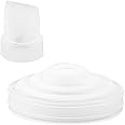 2pcs Duckbill Valve & Diaphragm Compatible with Momcozy m5, Silicone Breast Pump Replacement Parts Accessories Breastfeeding Supplies for Momcozy M5 Brest Pump
