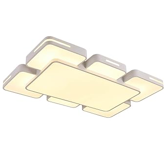 Lemeizhijia 72w Led Deckenleuchte Modern Design Deckenlampe Weiss Kreative Energiesparlampe Beleuchtung Flur Wohnzimmer Schlafzimmer Kaltweiss 72w Warmweiss Weiss Amazon De Beleuchtung