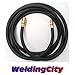 WeldingCity Power Cable Hose 46V28R (Rubber 1-pcs Style) 12.5-ft for Air-cooled 200-amp TIG Welding Torch 26-series