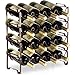 Auledio 4 Tiers Stackable Metal Wine Rack, 16 Bottles Freestanding Holder Organizer Storage for Kitchen, Bar, Pantry, Wine Cellar, Basement, Countertop, Cabinet - Bronze