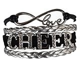 Cheer Bracelet- Girls Cheerleading Bracelet- Cheer Jewelry - Rhinestone Cheerleading Bracelet-Perfect Gift For Cheerleader