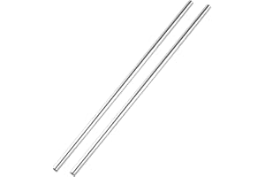 XIAOSHI 2-Pack 12mm 200mm Case Hardened Plated Steel for Linear Motion Rods Shafts Guides